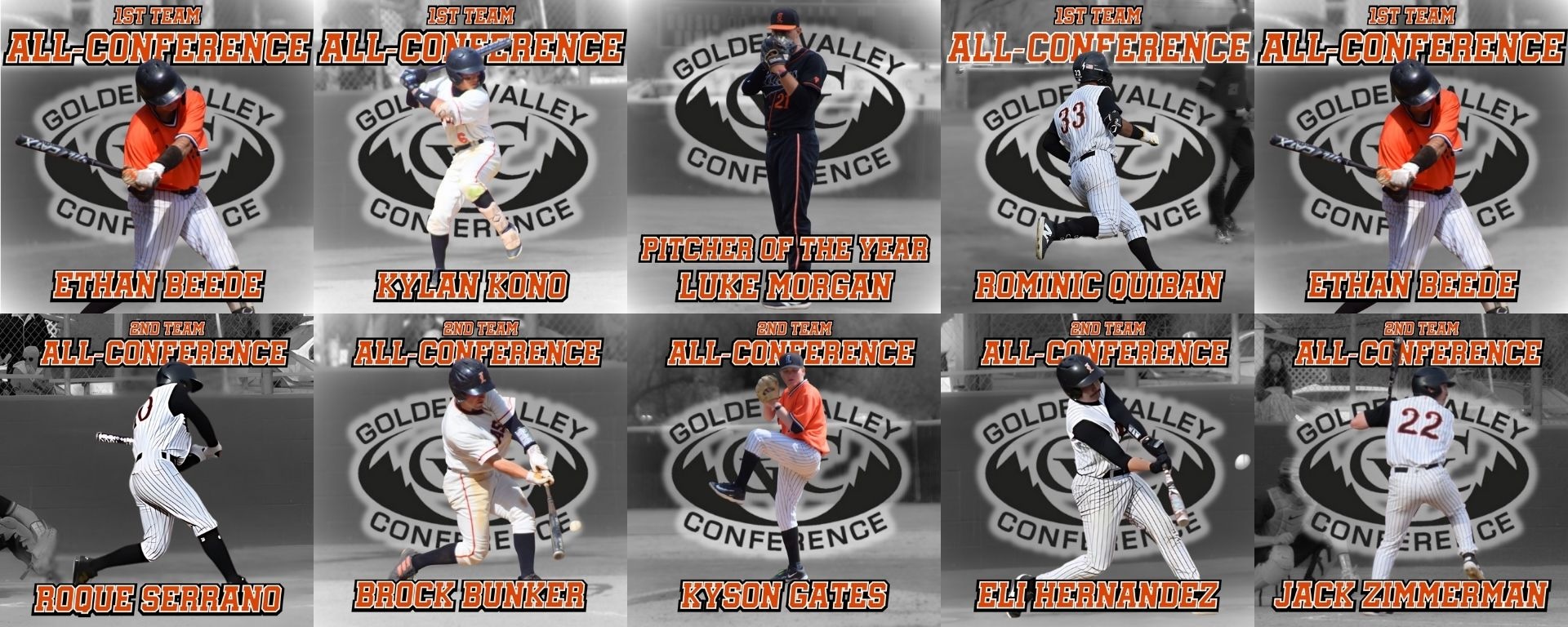 Lassen Baseball Shines with Golden Valley Conference Honors